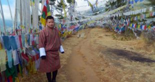 Wanderung zum Wangduetse-Tempel in Bhutan
