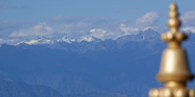 Himalaya-Hauptkamm am Dochu-La-Pass